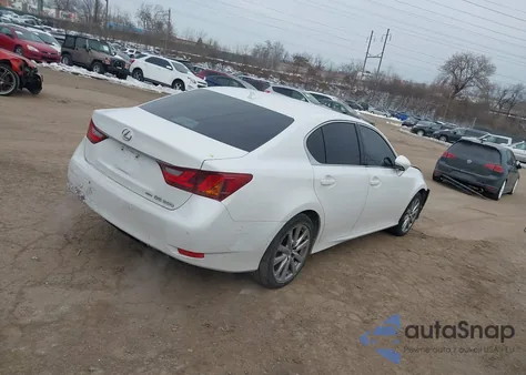 2013 Lexus Gs 350 z USA, uszkodzony, nr VIN JTHCE1BLXD5007797